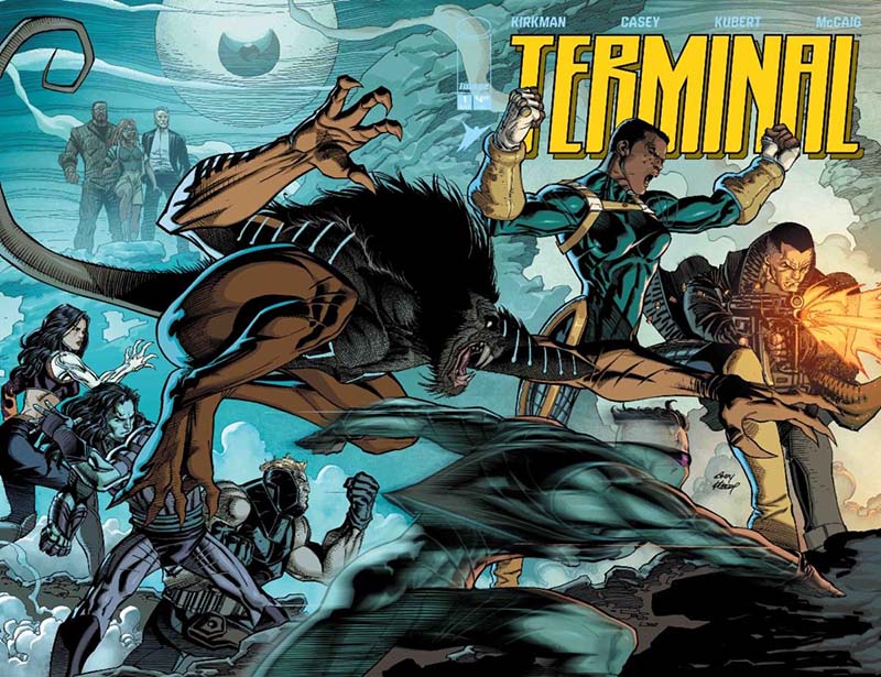 Skybound at SDCC Terminal #1 wraparound cover
