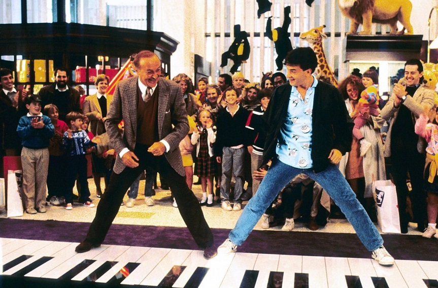 Tom Hanks and Robert Loggia in Big