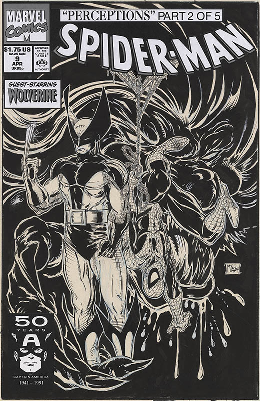 ComicLink Todd McFarlane Spider-Man #9 cover