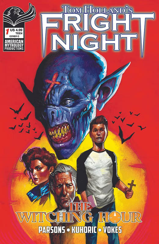 Fright Night The Witching Hour variant cover by Paul Maitland