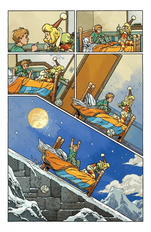 Gabriel Rodriguez’s art in Little Nemo Return to Slumberland