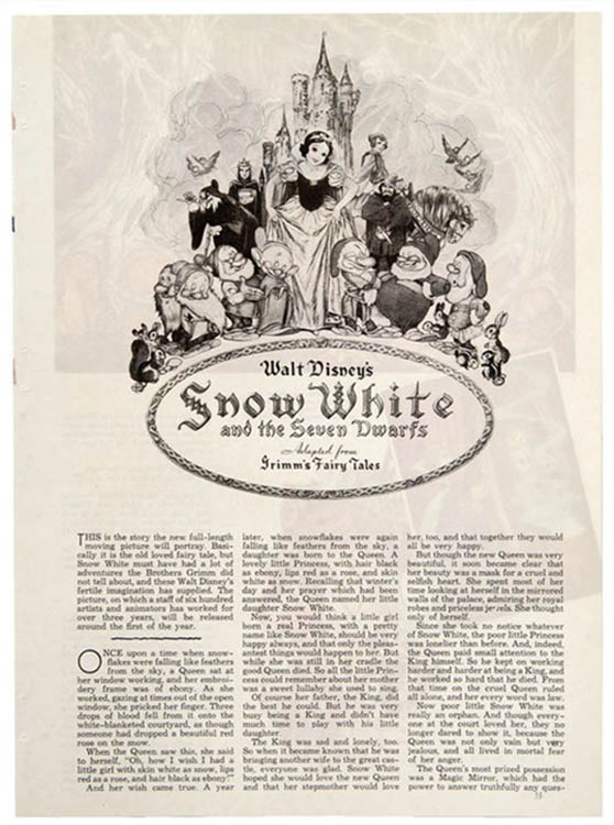 Good Housekeeping Snow White and the Seven Dwarfs story
