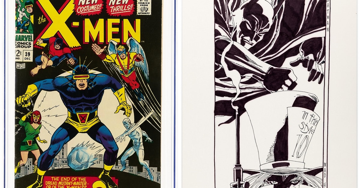 X-Men Key, Tim Sale Batman Art in Heritage Weekly Auctions