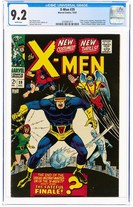 Heritage weekly auction X-Men #39