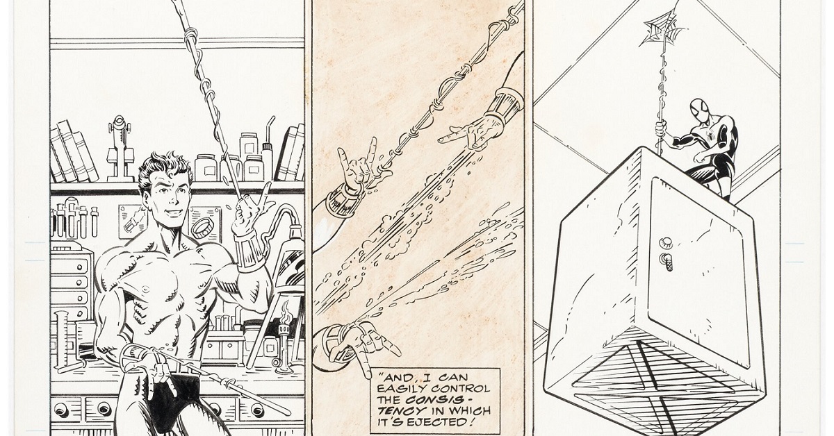 Spider-Man Art, Pre-Code Horror Cover in Heritage Weekly Auctions