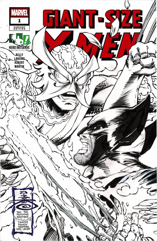 Hero Initiative Giant-Size X-Men 100 Project art by Danny Miki