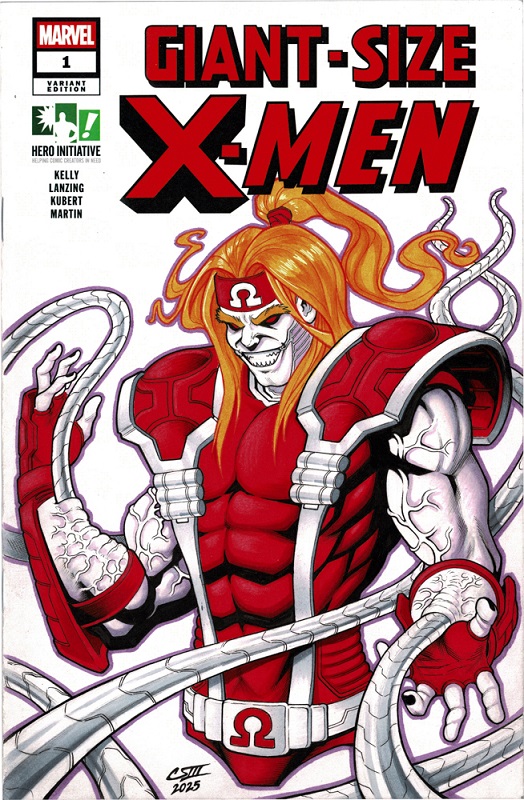 Hero Initiative Giant-Size X-Men 100 Project cover by Charles Stewart III