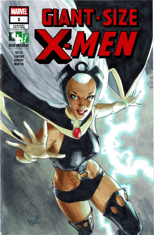 Hero Initiative Giant-Size X-Men 100 Project cover by Gene Ha