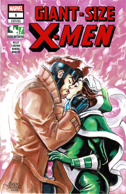 Hero Initiative’s Giant-Size X-Men 100 Project cover by Grey Allison