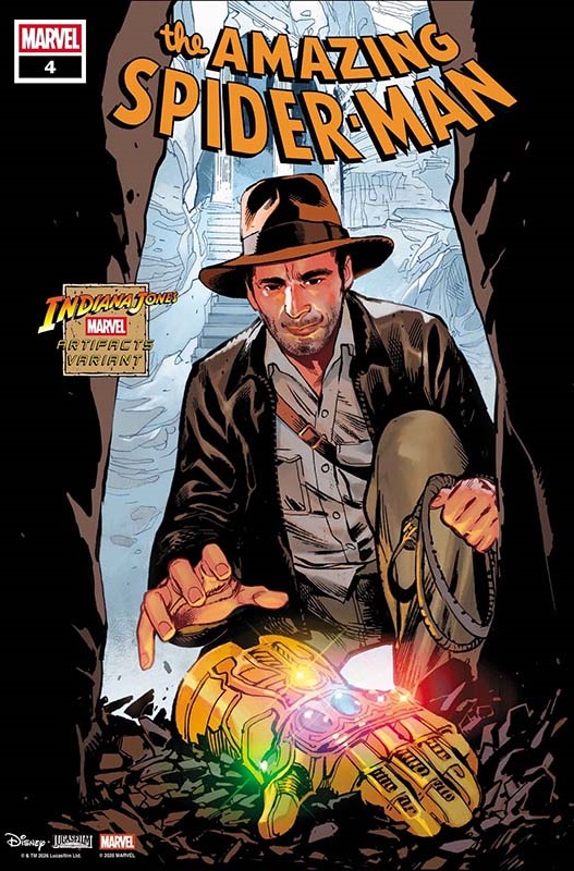 Indiana Jones Marvel Artifacts Variant Covers – Amazing Spider-Man #4