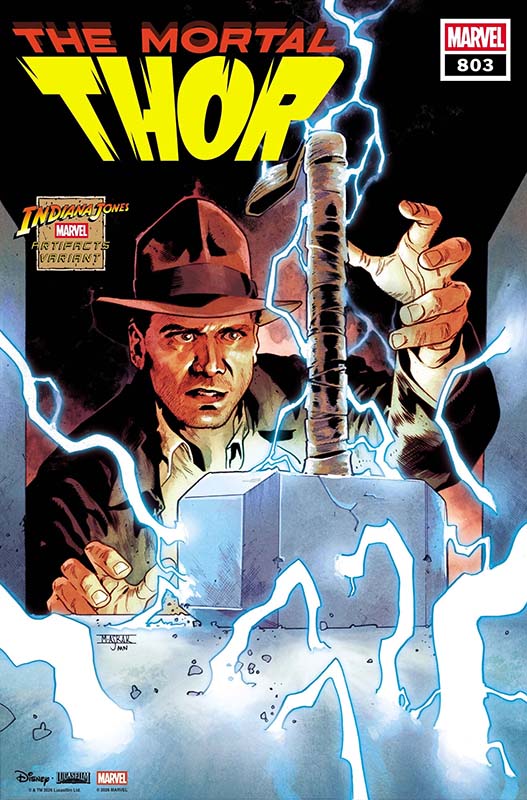 Indiana Jones Marvel Artifacts Variant Covers – Thor #803