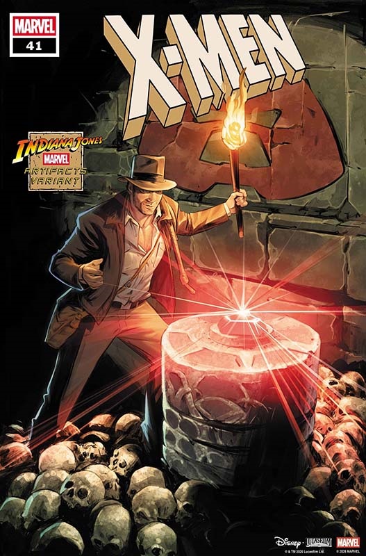 Indiana Jones Marvel Artifacts Variant Covers – X-Men #41