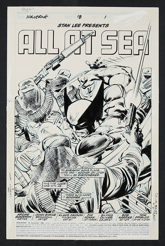 MyComicShop Wolverine #18 page 1 by John Byrne and Klaus Janson