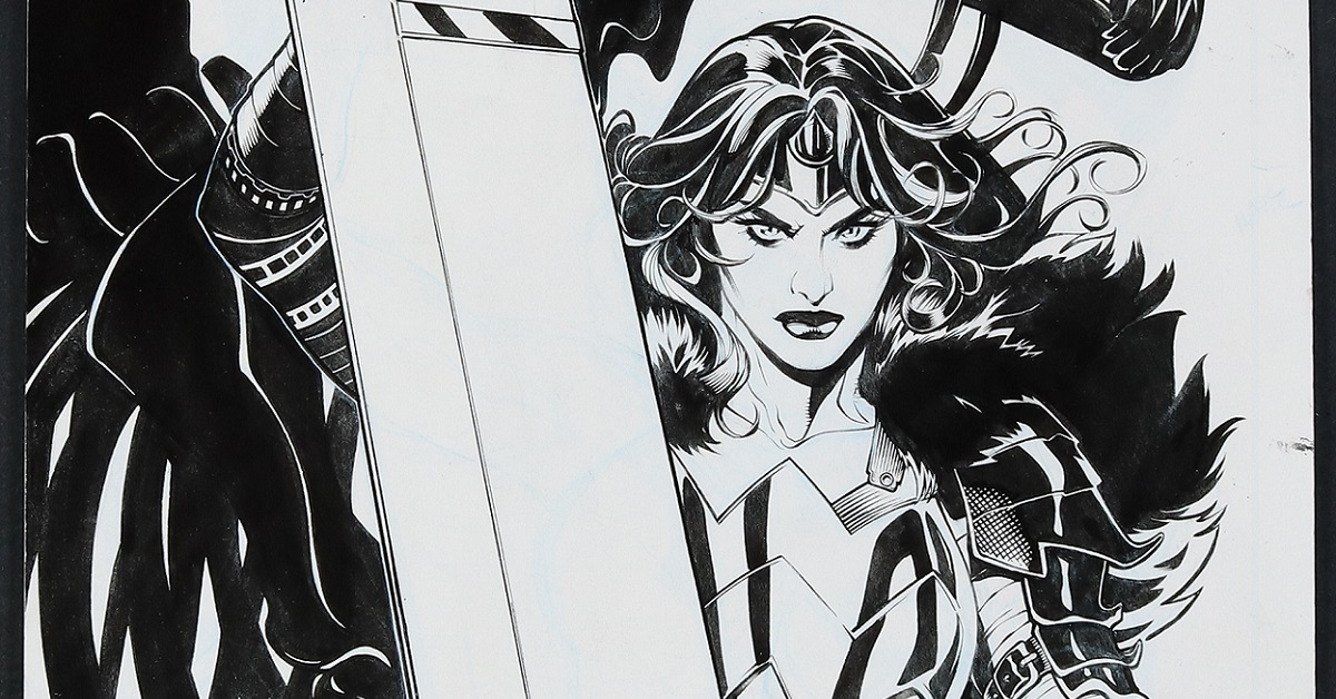 Absolute Wonder Woman Original Cover Art at MyComicShop