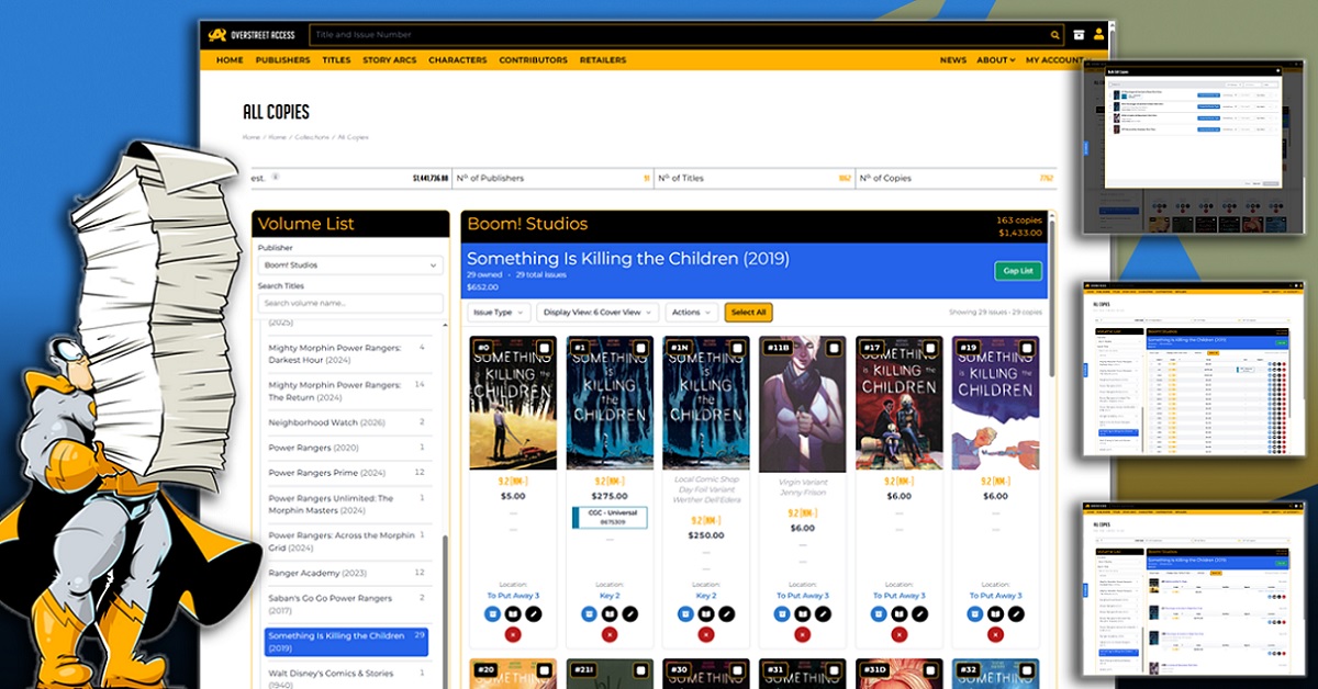 New Beta Collection Management Tool on Overstreet Access