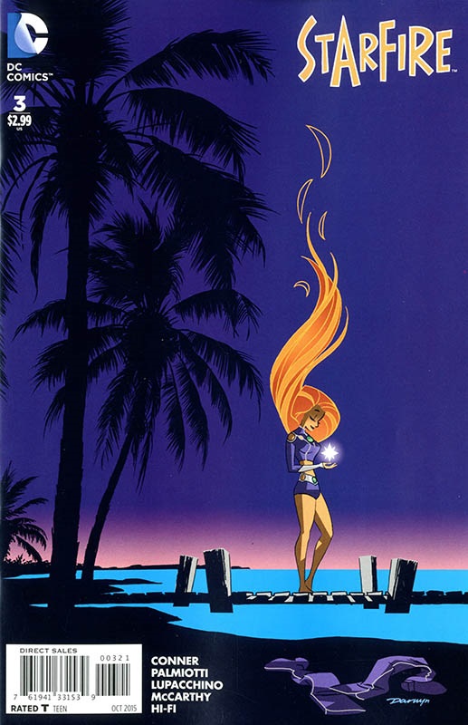 Starfire #3 variant cover by Darwyn Cooke
