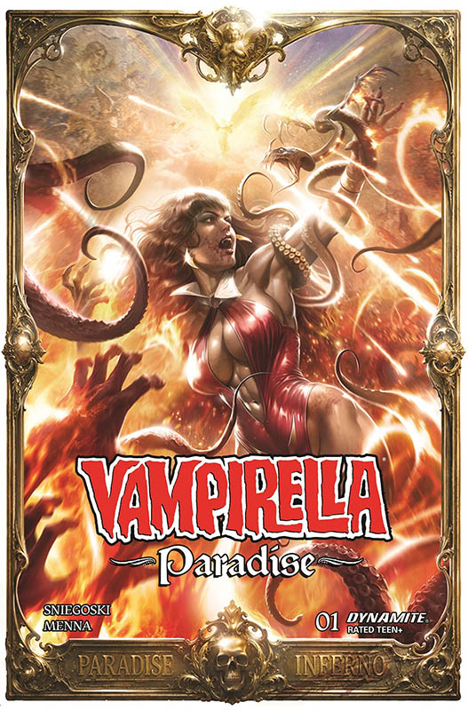 Vampirella Paradise #1 cover by Francesco Mattina