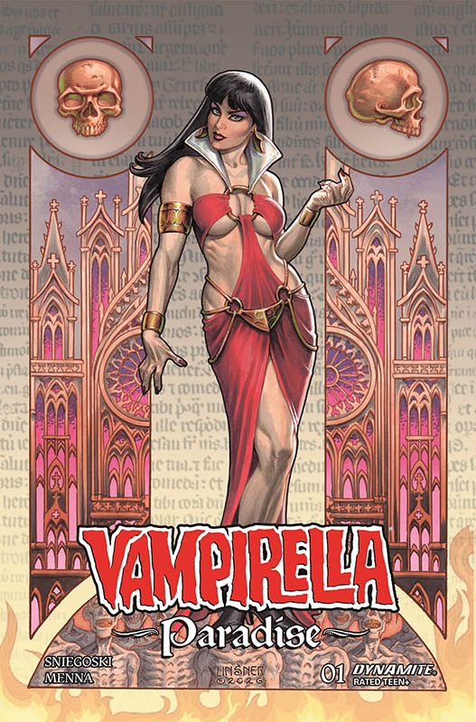 Vampirella Paradise #1 cover by Joseph Michael Linsner