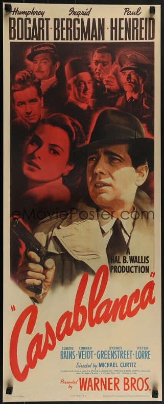eMoviePoster Casablanca insert