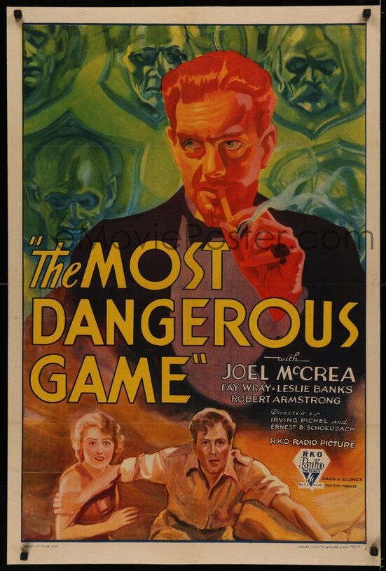eMoviePoster The Most Dangerous Game one-sheet