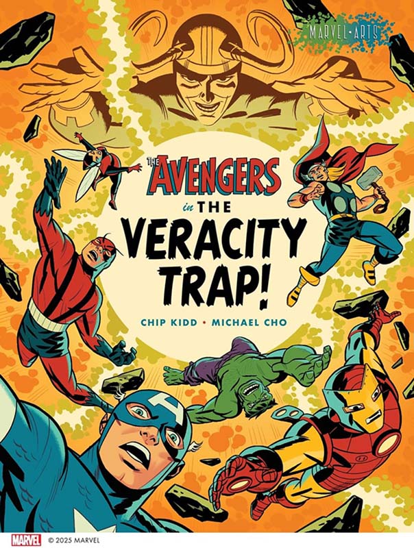 Baltimore Comic-Con Chip Kidd’s The Avengers in the Veracity Trap!