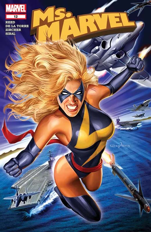 Baltimore Comic-Con Greg Horn’s Ms. Marvel #12 cover