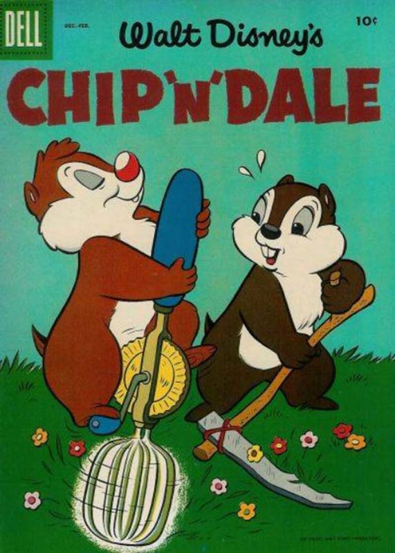Chip ‘n’ Dale’s first comic began in 1955