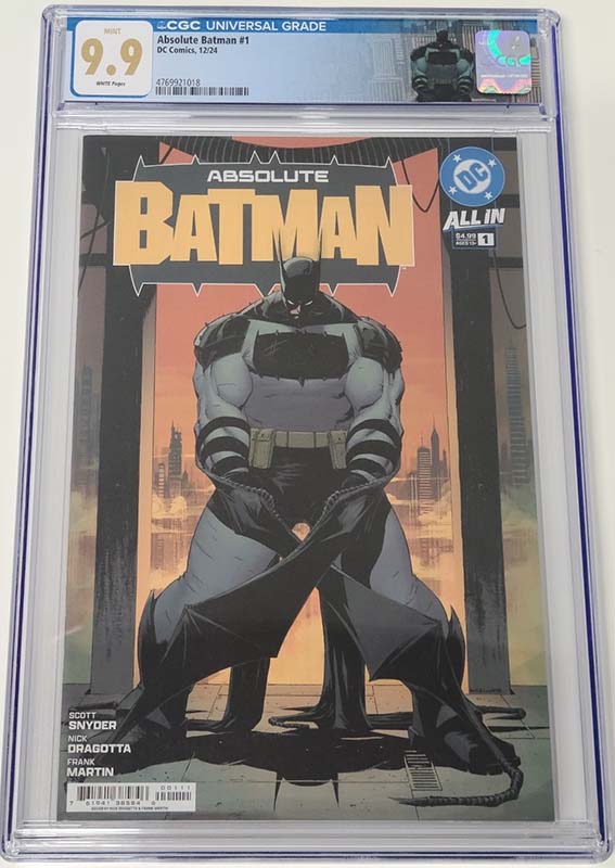 Comic sales on eBay Absolute Batman #1