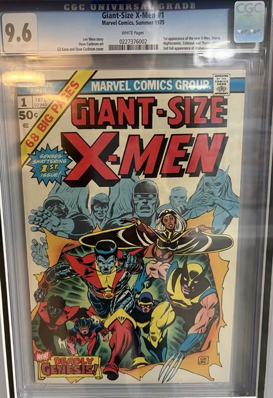 Comic sales on eBay Giant-Size X-Men #1