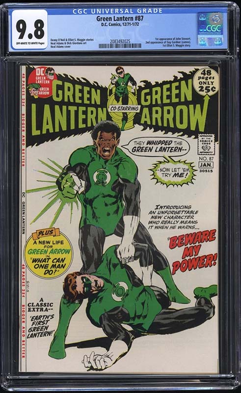 Comic sales on eBay – Green Lantern #87
