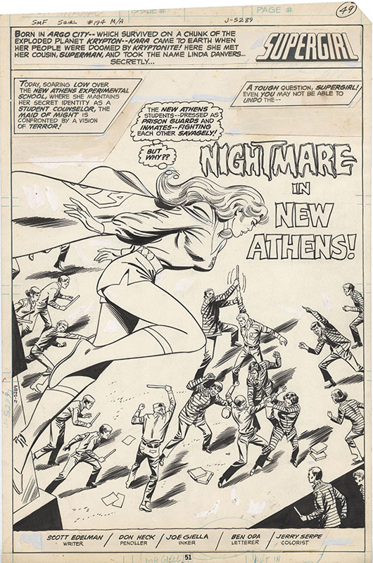 ComicLink Don Heck Superman Family #194 page 1