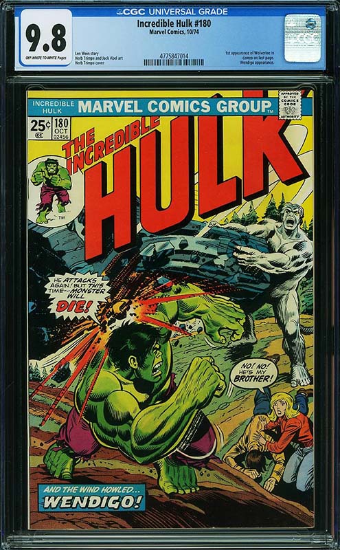 ComicLink Incredible Hulk #180