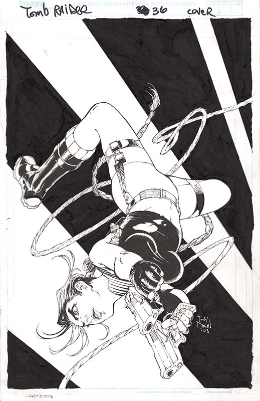 ComicLink Tony Daniel Tomb Raider #36 cover