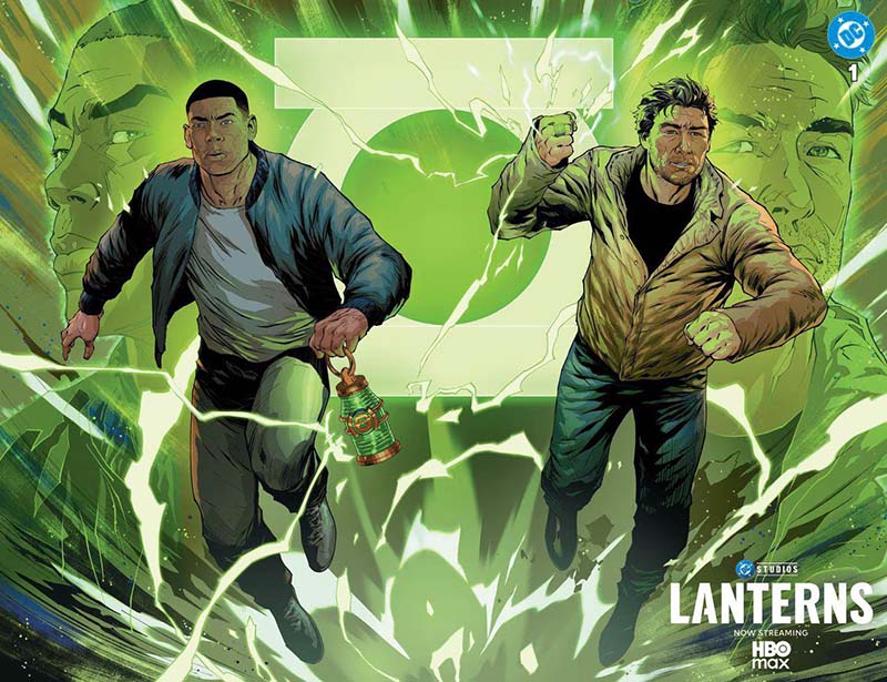 DC at NYCC Lanterns #1 Special Edition wraparound cover by Ryan Benjamin