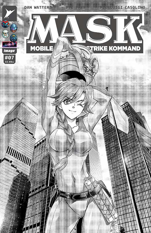 Energon Universe M.A.S.K. #7 manga variant cover E (1 in 50 incentive) by Satoshi Shiki