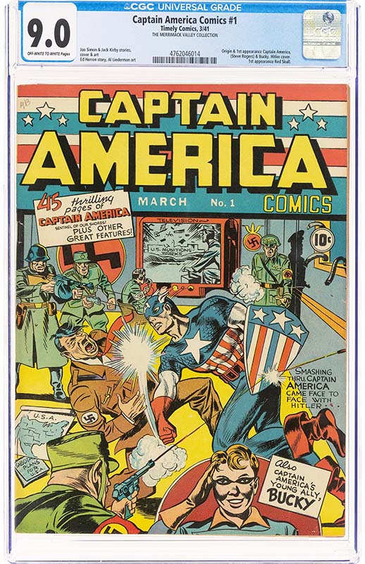 Heritage auction Captain America #1