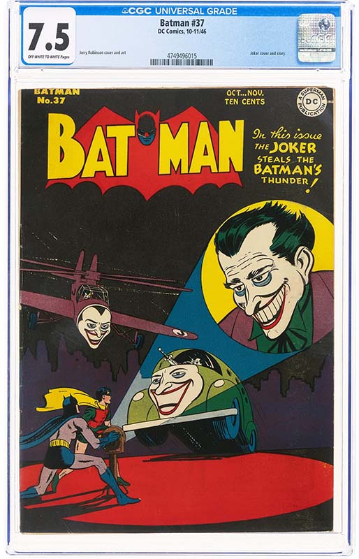Heritage weekly auctions Batman #37