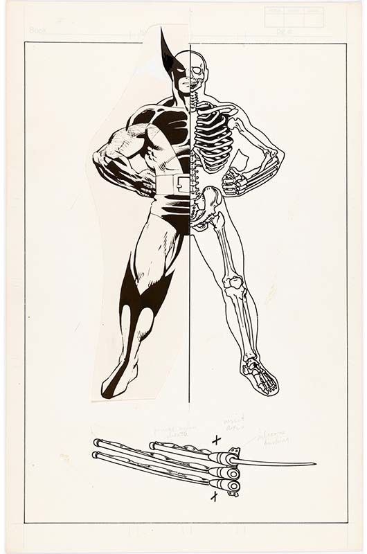 Heritage weekly auctions Eliot R. Brown’s The Official Handbook of the Marvel Universe #15 original art