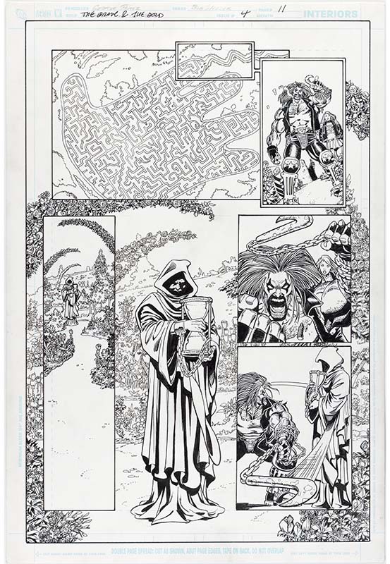 Heritage weekly auctions George Pérez’s The Brave and the Bold #4 page