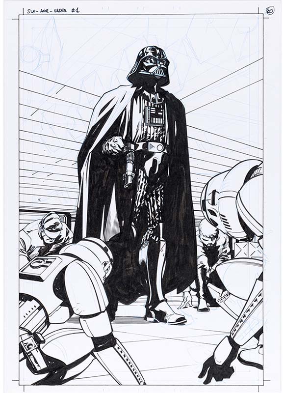 Heritage weekly auctions Ramón F. Bachs and Stéphane Paitreau’s Star Wars Age of Rebellion – Darth Vader splash