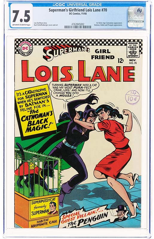 Heritage weekly auctions Superman’s Girlfriend Lois Lane #70