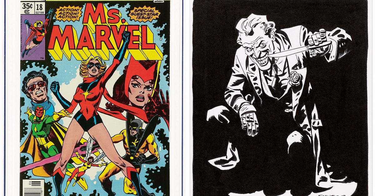 Heritage Weekly Auctions: First Mystique, Chris Samnee’s Joker Art