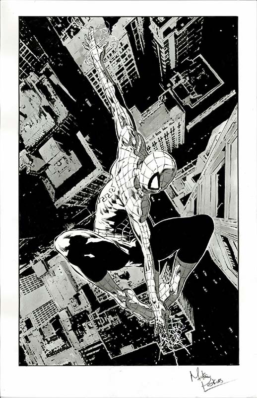 Hero Initiative charity auction art by Mike Perkins