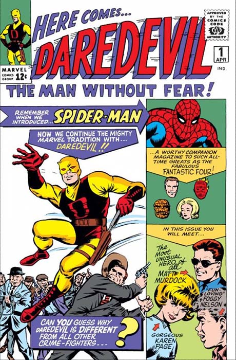 Inside the Guide Bill Everett illustrated the first issue of Daredevil