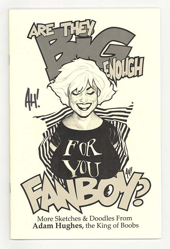MyComicShop Adam Hughes convention sketchbook