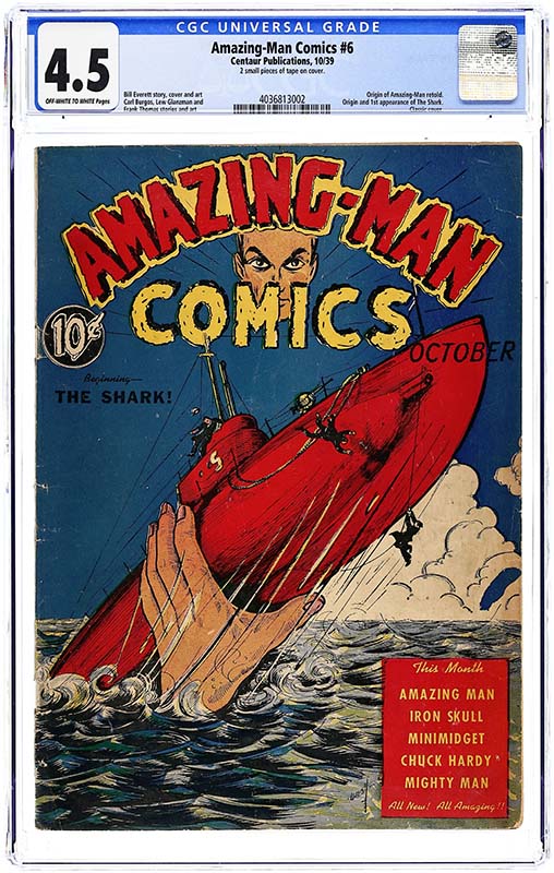 MyComicShop Amazing Man Comics #6