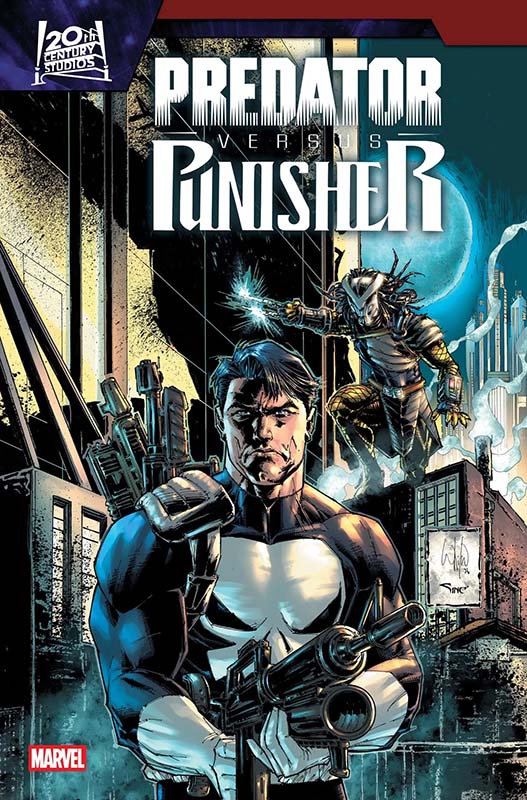 Predator Vs. Punisher #2 variant cover by Whilce Portacio