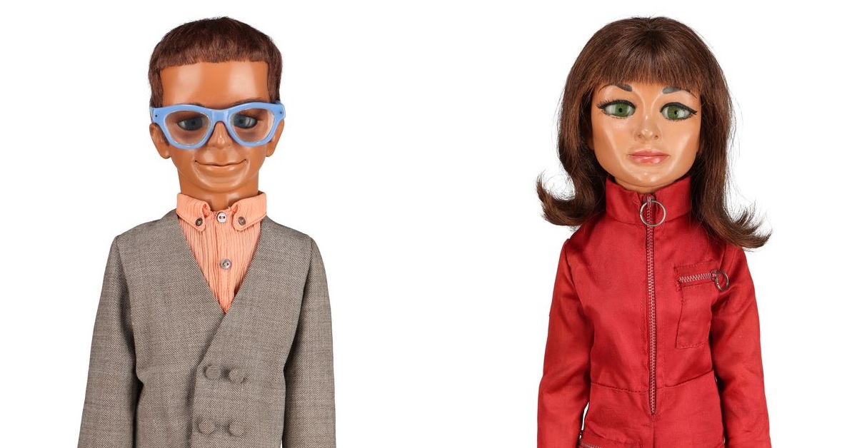 Brains & Tin-Tin Puppets from Thunderbirds in Propstore Auction