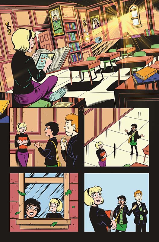 Sabrina the Teenage Witch X Vampirella #1 interior page 1