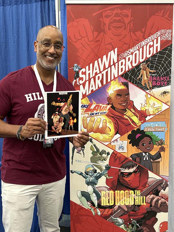 Shawn Martinbrough at Baltimore Comic-Con
